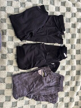 Baselayers, 3 sets, kids medium and large, good condition, pants/tops